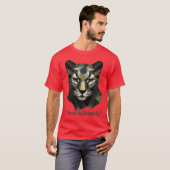 "Driehoekige Puma Majesteit" T-shirt (Voorkant volledig)