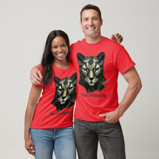 "Driehoekige Puma Majesteit" T-shirt (Unisex)