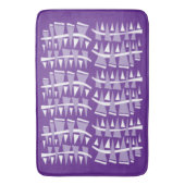 Driehoekige rijen Dodle44c Badmat (Voorkant Verticaal)