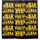 Driehoekige rijen Dodle44c Douchegordijn (Voorkant)