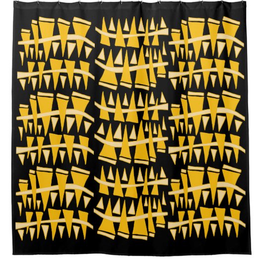 Driehoekige rijen Dodle44c Douchegordijn (Voorkant)
