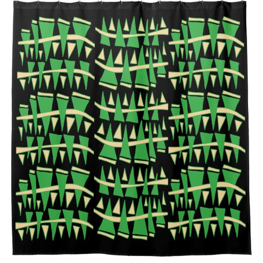 Driehoekige rijen Dodle44c Douchegordijn (Voorkant)