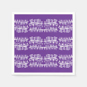 Driehoekige rijen Dodle44c Servet (Voorkant)