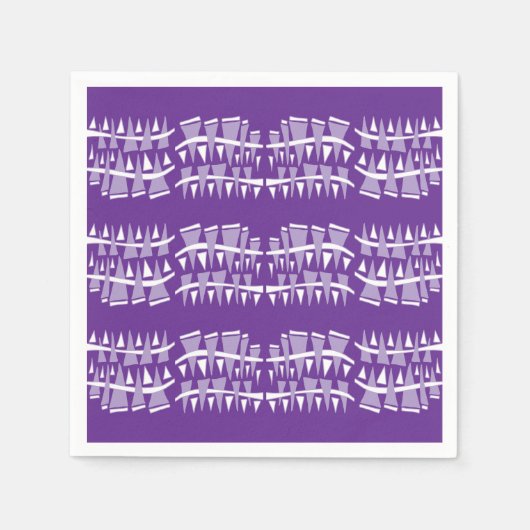 Driehoekige rijen Dodle44c Servet (Voorkant)