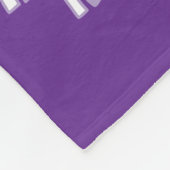 Driehoekige rijen Paarse Dodle44c Fleece Deken (Hoek)