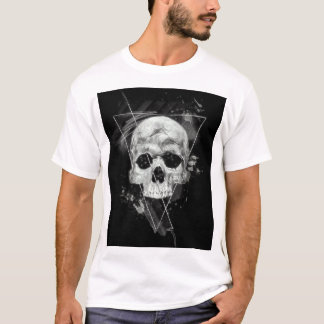 driehoekige schedel t-shirt