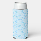 Driehoekige schuim slanke seltzer blikkoelers blikjeskoeler (Seltzer Achterkant)