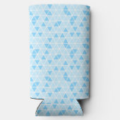 Driehoekige schuim slanke seltzer blikkoelers blikjeskoeler (Achterkant)