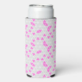 Driehoekige schuim slanke seltzer blikkoelers blikjeskoeler (Seltzer Achterkant)