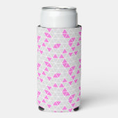 Driehoekige schuim slanke seltzer blikkoelers blikjeskoeler (Seltzer Voorkant)
