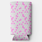 Driehoekige schuim slanke seltzer blikkoelers blikjeskoeler (Achterkant)