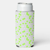 Driehoekige schuim slanke seltzer blikkoelers blikjeskoeler (Seltzer Achterkant)
