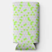 Driehoekige schuim slanke seltzer blikkoelers blikjeskoeler (Achterkant)