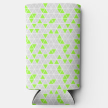 Driehoekige schuim slanke seltzer blikkoelers