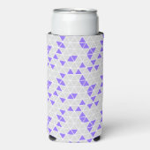 Driehoekige schuim slanke seltzer blikkoelers blikjeskoeler (Seltzer Voorkant)