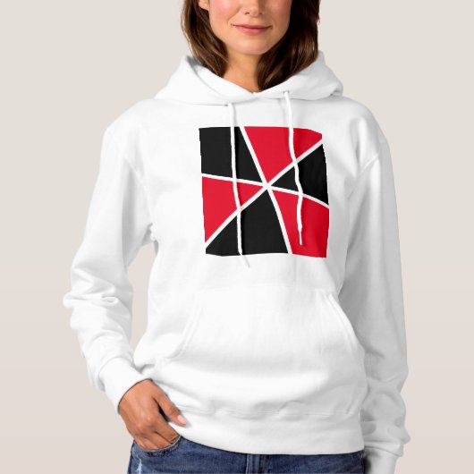 Driehoekige segmenten hoodie (Voorkant)