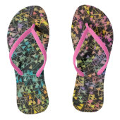 Driehoekige spiraal teenslippers (Voetbed)