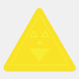 Driehoekige Sticker