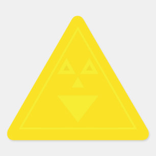 Driehoekige Sticker
