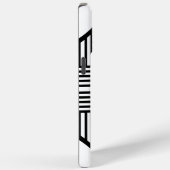 Driehoekige strepen 2 in zwart-wit Case-Mate iPhone case (Achterkant / Rechts)