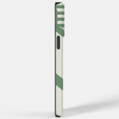 Driehoekige strepen in Groen Case-Mate iPhone Case (Achterkant / Rechts)