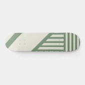 Driehoekige strepen in Groen Persoonlijk Skateboard (Horizontaal)