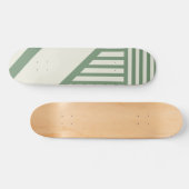 Driehoekige strepen in Groen Persoonlijk Skateboard (Horizontaal)