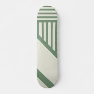Driehoekige strepen in Groen Persoonlijk Skateboard