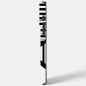 Driehoekige strepen in zwart en wit Case-Mate iPhone case (Achterkant / Links)