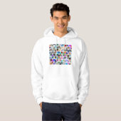 Driehoekige texturen hoodie (Voorkant volledig)