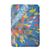 Driehoekige vlag decoratie badmat (Voorkant Verticaal)