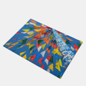 Driehoekige vlag decoratie deurmat (Schuin)