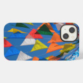 Driehoekige vlag decoratie iPhone hoesje (Achterkant horizontaal)
