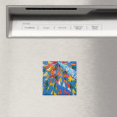 Driehoekige vlag decoratie magneet (Insitu (Vaatwasser))