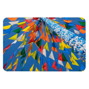 Driehoekige vlag decoratie magneet