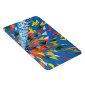 Driehoekige vlag decoratie magneet (Rechterzijde)