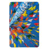 Driehoekige vlag decoratie magneet (Verticaal)