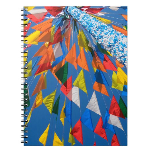 Driehoekige vlag decoratie notitieboek (Voorkant)
