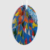 Driehoekige vlagversiering ornament (voorkant)