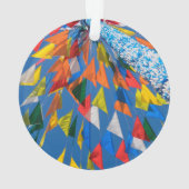 Driehoekige vlagversiering ornament (achterkant)