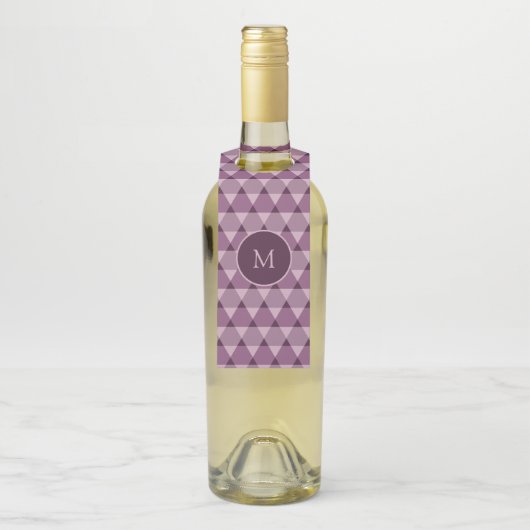 Driehoekjespatroon Flessenhanger (Op fles)