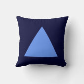 Driehoekkleuren - Baby Blue met DK Navy Kussen (Achterkant)