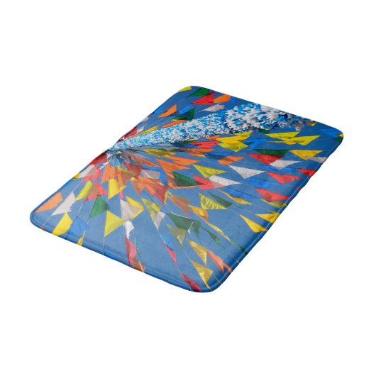 Driehoekmarkering van de vlag badmat (Gekanteld)