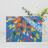 Driehoekmarkering van de vlag kaart (Staand voorkant)