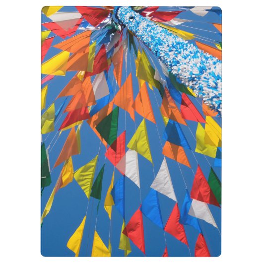 Driehoekmarkering van de vlag klembord (Achterkant)