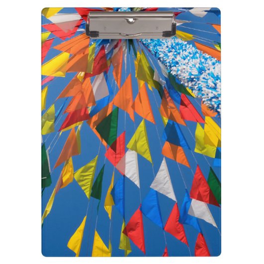 Driehoekmarkering van de vlag klembord (Voorkant)