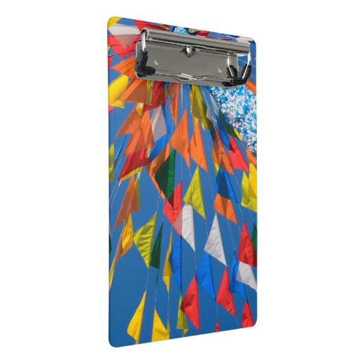 Driehoekmarkering van de vlag mini klembord (Schuin)