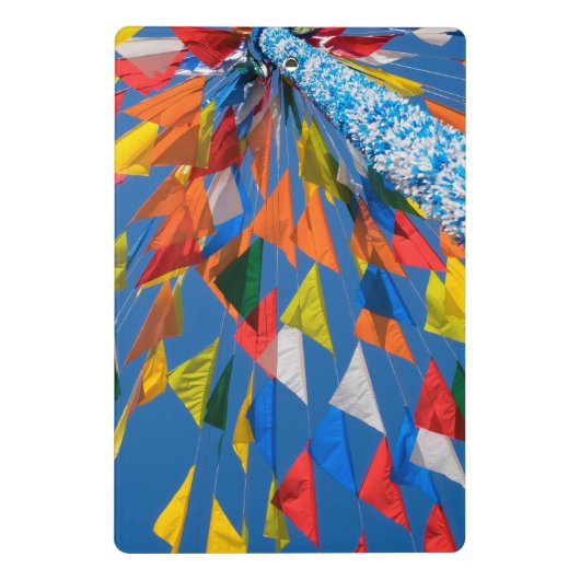 Driehoekmarkering van de vlag mini klembord (Achterkant)