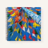 Driehoekmarkering van de vlag notitieboek (Voorkant)