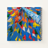 Driehoekmarkering van de vlag notitieboek (Achterkant)